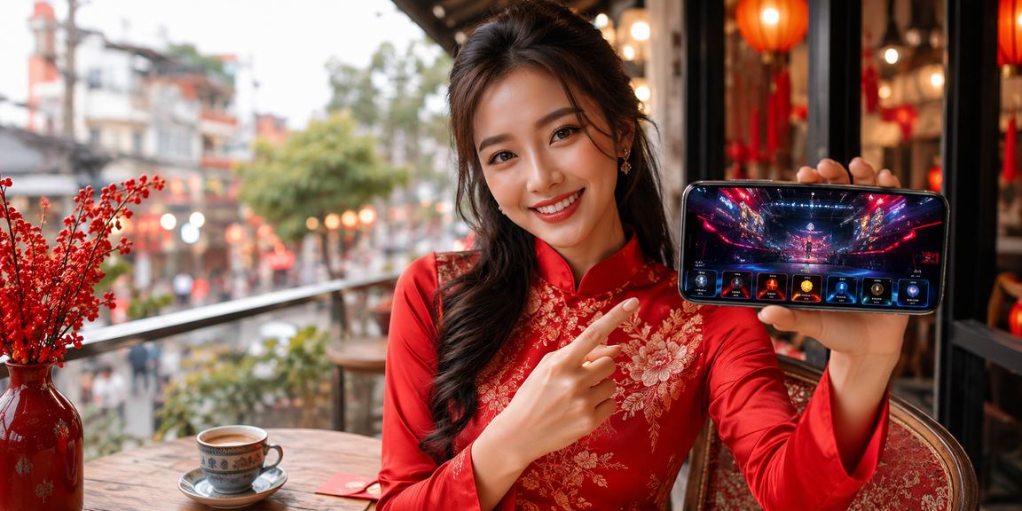 Người chơi cá cược Esports tại Hà Nội mặc trang phục truyền thống Áo dài