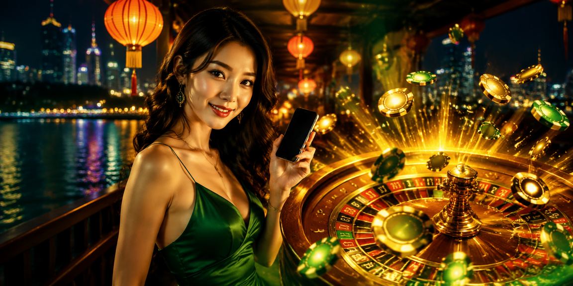 Không gian chơi Roulette với ánh đèn lung linh tại Hồ Chí Minh